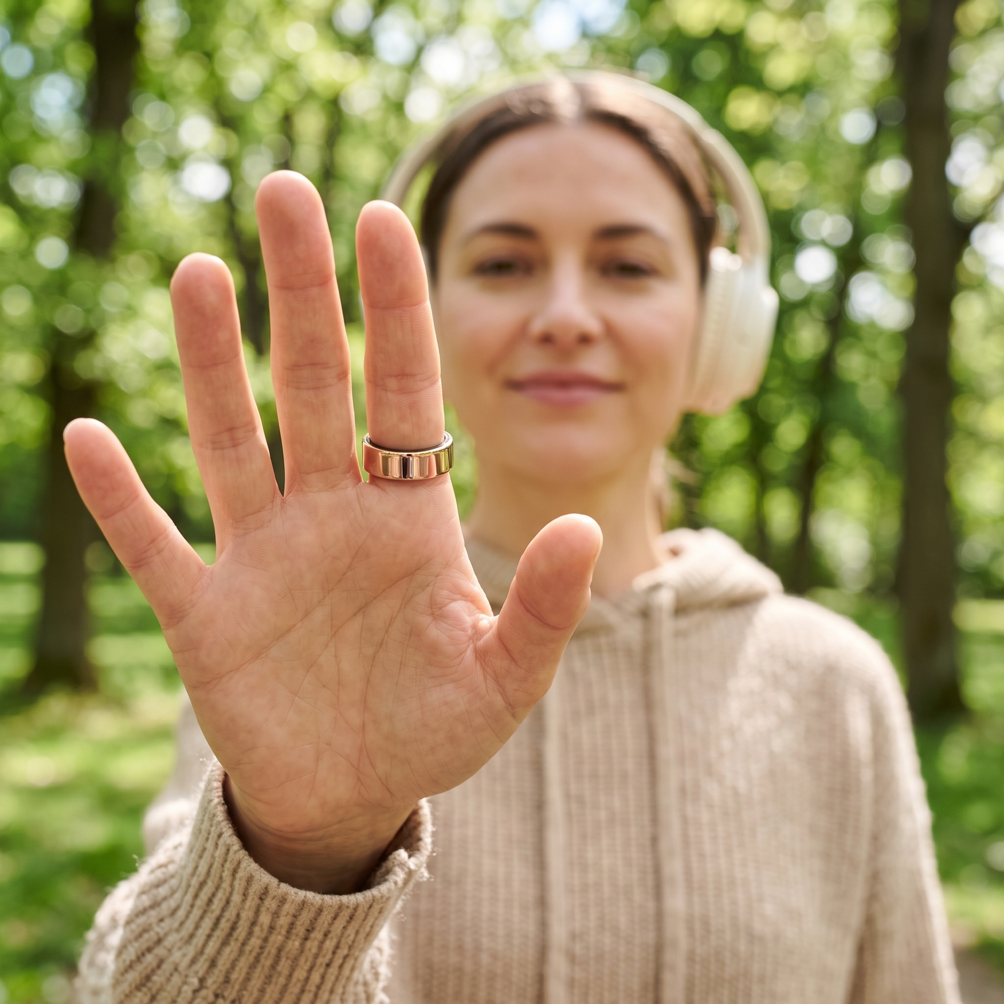 Luna Smart Ring IP68 Waterproof Sleep and Fitness Tracker Rings - R02